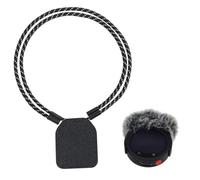 Hesupy Sangle de cou magnétique pour Insta360 Mic Pro, support de collier mains libres à libération rapide, cordon réglable pour Vlogging POV Enregistrement vidéo en plein air