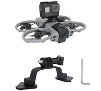Hesupy Support adaptateur pour caméra d'action DJI Avata 360, extension supérieure de transport, kit de support étendu adapté pour transporter diverses caméras d'action accessoires de lumière de