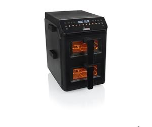 Heteluchtfriteuse 182490 - Airfryer Stack 11,2 L - Double zone avec tiroirs empilés - 11 programmes - PFAS sans - 3000 W