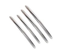 HETEVSCCK 4 Pièces En Acier Inoxydable Poignée Porte Extérieure Moulage Revêtement D'habillage Portes Extérieures Poignée Couverture Pour Série 5 F10 F18