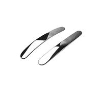 HETEVSCCK 4 Pièces Voiture Porte Extérieure Bol Autocollant Poignée Cadre Décoratif Pour Mercedes Pour Smart 453 Pour Fortwo (Stainless steel 6)