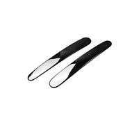 HETEVSCCK 4 Pièces Voiture Porte Extérieure Bol Autocollant Poignée Cadre Décoratif Pour Mercedes Pour Smart 453 Pour Fortwo (Stainless steel 5)