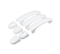 HETEVSCCK 6 7 8 9 Pièces/ensemble Voiture 4 Poignées De Porte Couvre Garniture Blanc Pour VW Pour Transporter T5 T6 Pour Caddy (2)