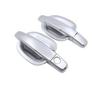 HETEVSCCK Autocollants Garniture Couvercle Poignée Porte Voiture Pour Opel Pour Corsa E X15 2015 2016 2017 2018 Pour Vauxhall Pour Corsa (2HandleBowl 1Keyhole)