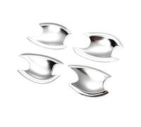 HETEVSCCK Autocollants Garniture Couverture De Poignée De Porte De Voiture En Chrome Noir Brillant Pour Hyundai Pour Elantra 2012 2013 2014 2015 2016 (Bowl 2)