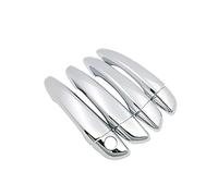 HETEVSCCK Capuchon D'autocollants De Couvercle De Poignée De Porte De Voiture Chromé Pour Citroen C3 Pour Aircross 2017 2018 2019 2020 (Handle 1 Keyhole)