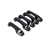 HETEVSCCK Couvercle Poignée Porte De Voiture En Fiber De Carbone ABS Pour Jeep Pour Wrangler JL 2018 2019 (Door handle cover)