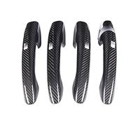 HETEVSCCK Couvercle Poignée Porte En Fiber Carbone Véritable 4 Portes Pour Mercedes Pour Benz B C E S GLB GLC GLE CLS EQC Classe W205 2016+ LHD/RHD