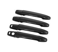 HETEVSCCK Couvercle Poignée Porte Extérieure Voiture 4 Pièces Pour Mitsubishi Pour Lancer Pour Evolution X Pour Outlander ASX (avec Trous Sans Clé)