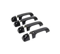 HETEVSCCK Couvercle Poignée Porte Voiture En ABS Garnitures Coque Poignée De Porte Extérieure Couverture Décorative Pour Dodge Pour RAM 2018 Up (2)