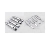 HETEVSCCK Couvre Poignée De Porte De Voiture Pour Land Cruiser Pour Prado 150 LC150 FJ150 2010 2012 2014 2015 (Handle and Door bowl)