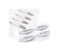 HETEVSCCK Ensemble D'autocollants De Garniture De Couvercle De Poignée Porte Chromés Pour Peugeot 2008 2013 2014 2015 2016 2017 2018 2019 (Handle and Bowl)