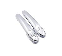 HETEVSCCK Ensemble Garnitures Couvercle Porte Latérale Poignée Voiture Pour Nissan Pour Juke F15 2010 2011 2012 2013 2014 2015 2016 2017 2018 2019 (Handle 2 Button)