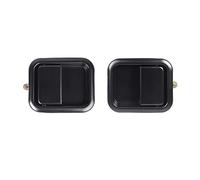 HETEVSCCK Ensemble Poignées Porte De Voiture Pour Jeep Pour Wrangler TJ 1997 1998 1999 2000 2001 2002 2003 2004 2005 2006 (Outside 2 pcs)