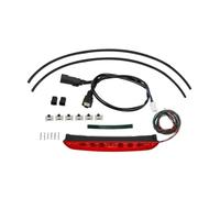 HETEVSCCK Feu Stop Moto Feu Arrière LED pour Porte-Bagages Moto Pack Touring pour Harley Touring pour Road King pour Electra Glide 2014-2020