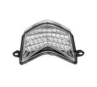 HETEVSCCK Feu Stop Moto pour pour Ninja ZX-6R ZX636 ZX-6RR Z750S 2005-2006 Clignotants Et Feu Arrière LED Intégrés pour Moto(Style 2 Clear)