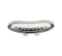 HETEVSCCK Feu Stop Moto pour Triumph pour Speed Triple R RS S pour Daytona 675 pour Street Triple 675 Feu Arrière LED pour Moto avec Clignotant Intégré(Clear)