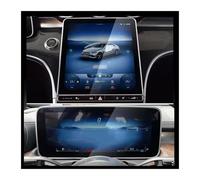 HETEVSCCK Film De Protection En Verre Trempé Écran LCD De Tableau De Bord Et GPS De Voiture Pour Mercedes Pour Benz EQE 350 2022 (GPS and Instrument)