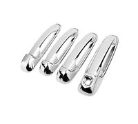 HETEVSCCK Garniture Couvercle Poignée De Porte De Voiture Pour Dodge Pour Ram Pickup 1500 2500 3500 2002 2003 2004 2005 2006 2007 2008 (4HandleBowl 1keyhole)