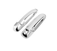 HETEVSCCK Garniture Couvercle Poignée De Porte De Voiture Pour Dodge Pour Ram Pickup 1500 2500 3500 2002 2003 2004 2005 2006 2007 2008 (2HandleBowl 1keyhole)