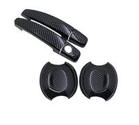 HETEVSCCK Garniture Couvercle Poignée Porte Latérale Pour Opel Pour Astra H 2004 2005 2006 2007 2008 2009 Pour Astra J 2010 2011 2012 2013 2014 2015 (1Keyhole Bowl 2 Door)