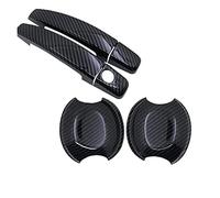 HETEVSCCK Garniture Couvercle Poignée Porte Latérale Voiture Pour Opel Pour Zafira B C 2005 2006 2007 2008 2009 2010 2011 2012 2013 2014 2015 2016 2017 2018 2019 (1Keyhole Bowl 2 Door 1)