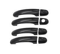 HETEVSCCK Garniture Couvercle Poignée Porte Voiture Pour VW T5 T6 Pour Transporter Pour Caddy 2003 2004 2005 2006 2007 2008 2009 2010 2011 2012 2013 2014 2015