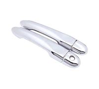 HETEVSCCK Garniture De Couvercle De Poignée De Porte Latérale De Voiture Pour Renault Pour Megane III 2008 2009 2010 2011 2012 2013 2014 2015 (2Dr 1 Key No Button)