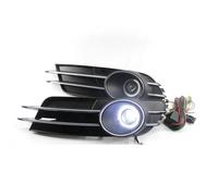 HETEVSCCK Grilles Feux Antibrouillard Pour Pare-chocs Avant Inférieur Gauche Et Droit Voiture Ensemble Grilles De Course Pour A6 C7 2012 2013 2014 2015 Modifié