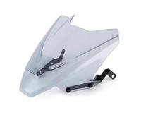 HETEVSCCK Pare-Brise Pare-Brise Déflecteur Vent Écran Déflecteurs Flux d'air pour Ducati pour Streetfighter V4S V4 S 2020 2021 2022 Housse Protection(Gray)
