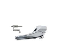 HETEVSCCK Poignée Intérieure Poignée Porte Intérieure Gauche/droite Plastique Plaqué Inox 13297814/13297813 Pour Opel Pour Corsa D 2006-2016(côté droit)