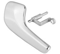 HETEVSCCK Poignée Intérieure Poignées Porte Intérieures Gauche Droite Plastique Plaqué Aluminium Inoxydable Pour Opel Corsa D Mk3 2006-2014 13297813 13297814(gauche)