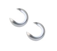 HETEVSCCK Poignée Intérieure Pour Nissan Pour Tiida 2005-2010 1.6 LIVINA NV200 Garniture Décorative Pour Poignée Porte Intérieure Pièces Détachées(Silver-2pcs)