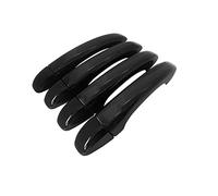 HETEVSCCK Poignée Porte Noire Anti-rayures Voiture Extérieure Pour Renault Pour Grand Pour Captur Pour Kaptur HA MK2 2016 2017 2018 2019 2020 2021 2022 (No Smart Button 2)