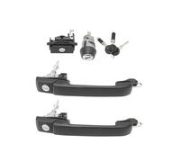 HETEVSCCK Poignée Porte Voiture Poignée Porte Serrure À Clé Contacteur D'allumage Interrupteur Verrouillage Hayon Réservoir Pour VW Pour Golf Mk3