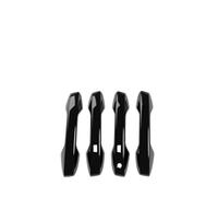 HETEVSCCK Poignée Porte Voiture Pour Nissan Pour Kicks 2025 2026 Garniture Autocollante Poignée De Porte Latérale Extérieure(Black A)