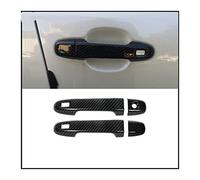 HETEVSCCK Poignées De Voiture Garniture De Couvercle De Poignée De Porte Avant Pour Toyota C-HR Pour CHR 2016 2017 2018 2019 2020 2021 2022 (4)