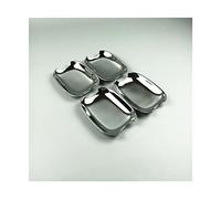 HETEVSCCK Poignées Porte Extérieures Voiture Décoration Cadre Couverture Bouton Porte Garniture Pour A4 B8 Q3 Q5 Porte Bol Couvre Décalcomanies Extérieures (Door bowl)