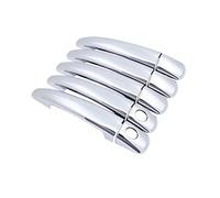 HETEVSCCK Pour Citroen Pour Jumpy Pour Dispatch 2007 2008 2009 2010 2011 2012 2013 2014 2015 2016 Garniture Couvercle Poignée Porte Extérieure Chromée (Handle 2 Keyholes)