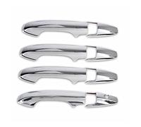 HETEVSCCK Pour Civic 2006 2007 2008 2009 2010 2011 Chrome Noir Brillant Poignée De Porte De Voiture Couverture Décor Garniture Style (Handle 2)
