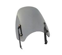 HETEVSCCK pour Ducati pour Scrambler 400 800 2015 2016 2017 2018 2019 2020 Pare-Brise De Moto Pare-Brise Avant avec Support Housse Protection(Gray)