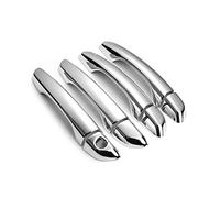 HETEVSCCK Pour Hyundai I30 2017 2018 2019 2020 Poignée De Porte De Voiture Couverture Garniture Autocollant Style (No button 1)