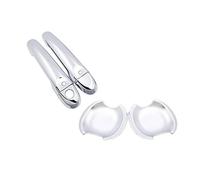 HETEVSCCK Pour Infiniti Pour ESQ 2010 2011 2012 2013 2014 2015 2016 2017 2018 2019 Ensemble Garnitures Couvercle Porte Latérale Poignée De Voiture (Handle Bowl 2 Button)