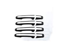 HETEVSCCK Pour Jaguar XF/XFL X260 XE/XEL X760 Pour F-Pace Pour F Pace X761 Pour E-Pace ABS Poignée Porte Voiture Garniture Cadre Décoratif (2)
