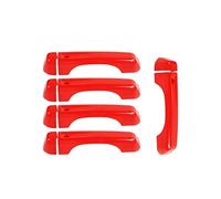 HETEVSCCK Pour Jeep Pour Wrangler JL 2018+ Voiture Extérieur Côté Porte Poignée Hayon Poignée Décoration Couverture Autocollants (5)