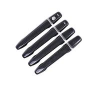 HETEVSCCK Pour Mitsubishi Pour Outlander Pour Lancer Pour ASX 2008-2020 Autocollant Couverture Bol Poignée Porte De Voiture En ABS (Handle 2 button)