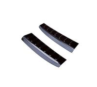 HETEVSCCK pour Nissan pour Kicks 2025 Protection Pare-Chocs Arrière Seuil Porte Pédale Garniture Accessoires Autocollants Protection Pare Choc Voiture(Fibre de Carbone)
