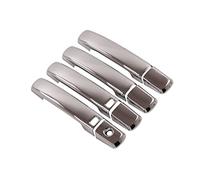 HETEVSCCK Pour Nissan Pour Qashqai J10 2007 2008 2009 2010 2011 2012 2013 Autocollants De Couverture De Poignée De Porte Voiture Chromés (2 buttons handle)