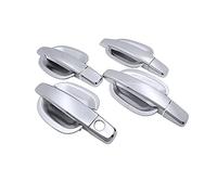 HETEVSCCK Pour Opel Pour Meriva B 2011-2014 2015 2016 2017 Pour Vauxhall Pour Meriva Chrome Poignée Porte Extérieure Couverture Voiture Décorer Autocollants (1 Set)