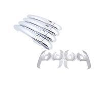 HETEVSCCK Pour Renault Pour Koleos Pour Samsung QM5 I MK1 2008 2009 2010 2011 2012 2013 2014 2015 Décoration Couverture Poignée Porte (HandleBowl 4 Buttons)